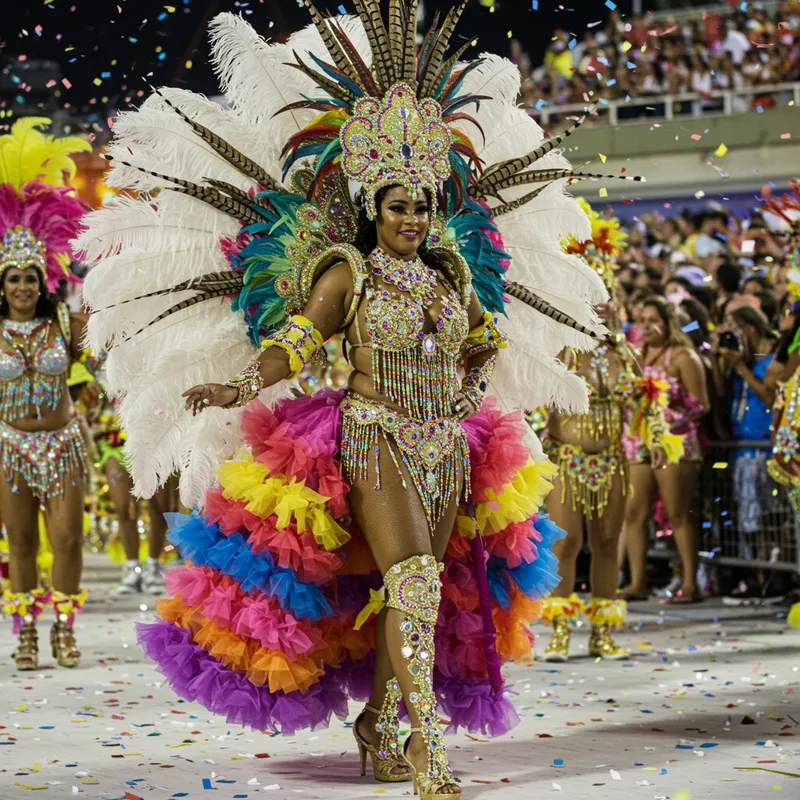 Vibrant Carnival Costume Design for Festive Parades