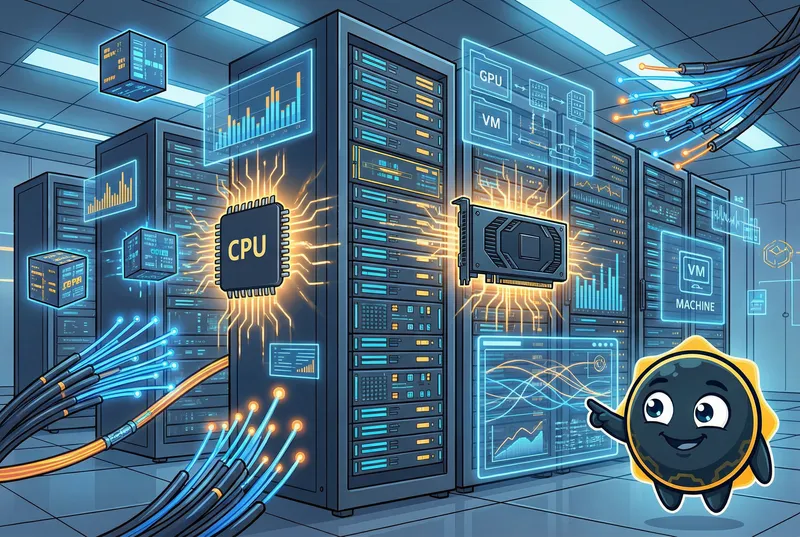 High-Performance VPS Hosting - Premium Comic Illustration