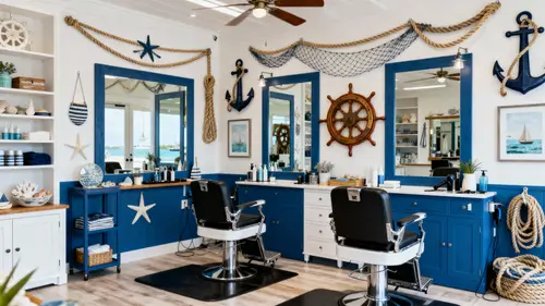 Stunning Hair Studio Interior Design Photography