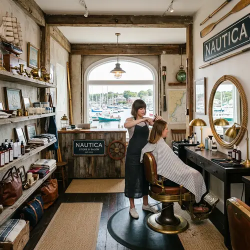 Stunning Hair Studio Interior Design Photography