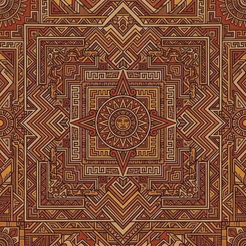 Intricate Aztec Patterns | Seamless Texture Design
