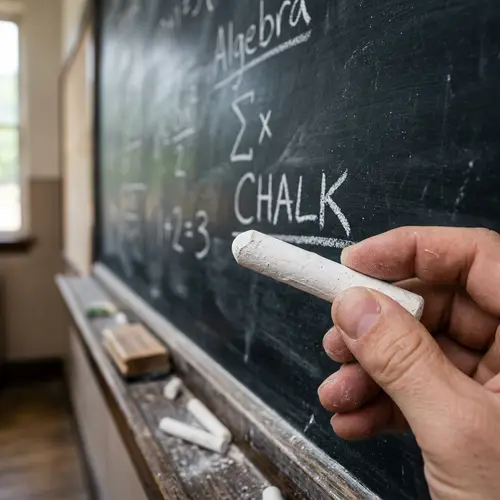 White Chalk: High-Quality Writing Tool