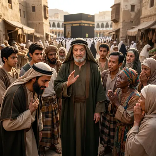 Prophet's Forgiveness in Makkah | Peaceful Scene of Forgiving Quraish