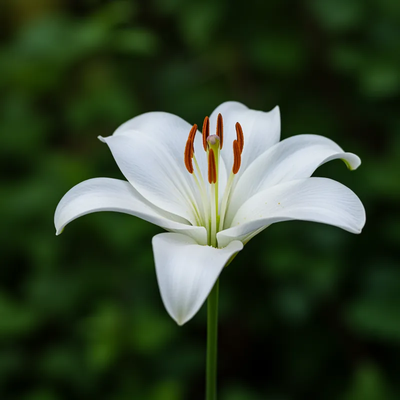 Elegant White Lily: A Timeless Beauty