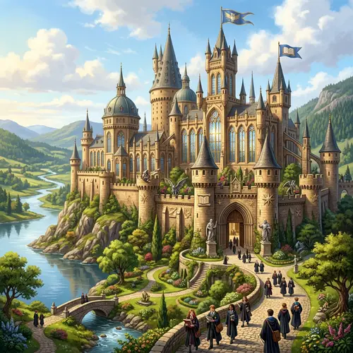 Enchanting Castle of Wisdom: A Magical Education Haven