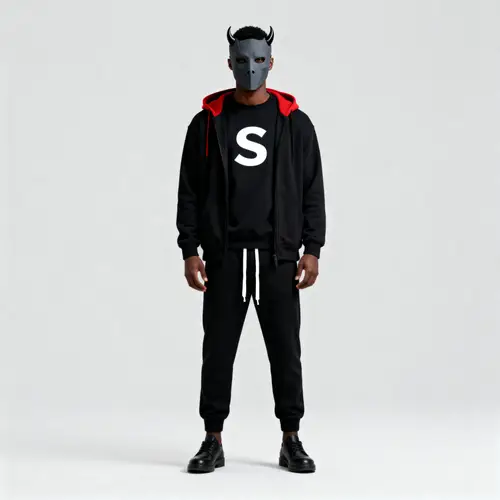 Stylish Male Skin Design with Dark Features