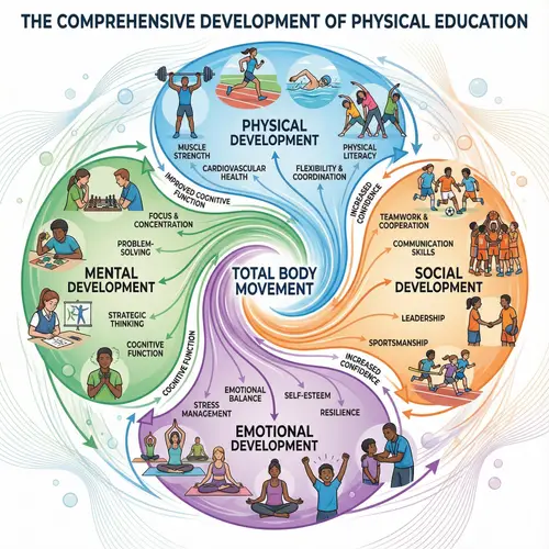 Educational Infographic: Exploring Physical Education Components