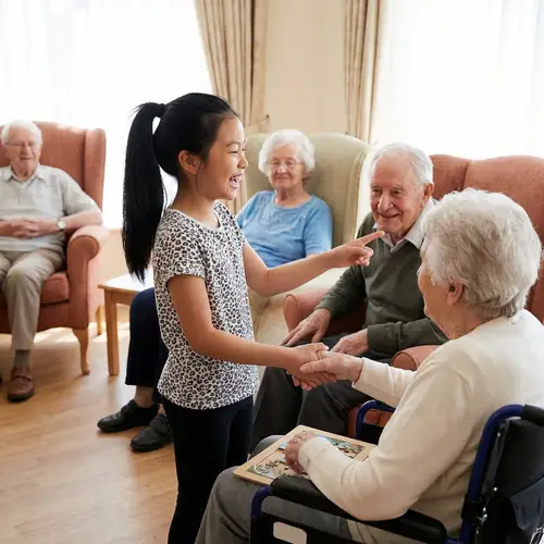 Young Caregiver for Seniors - Compassionate Support