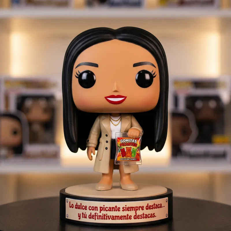 Beautiful Latina Funko Pop Figure with Spicy Treats Beautiful Latina Funko Pop Figure with Spicy Treats