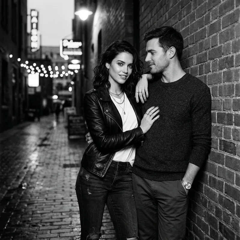 Seductive Duo in a Captivating Pose