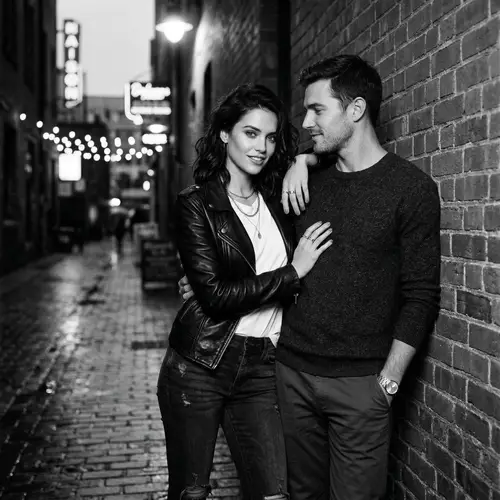 Seductive Duo in a Captivating Pose