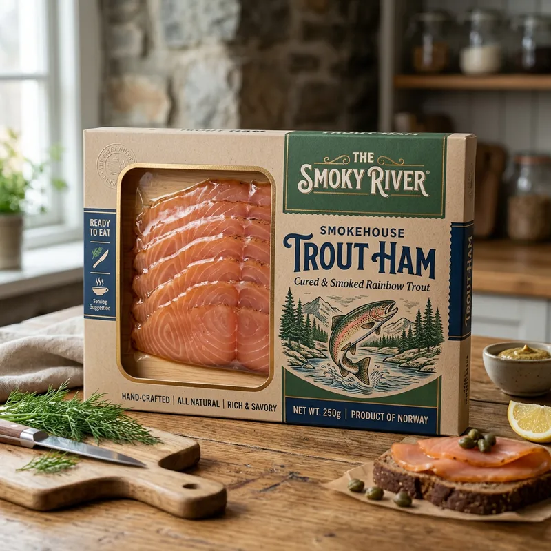 Trout Ham Packaging Model Design