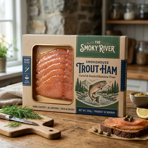 Trout Ham Packaging Model Design