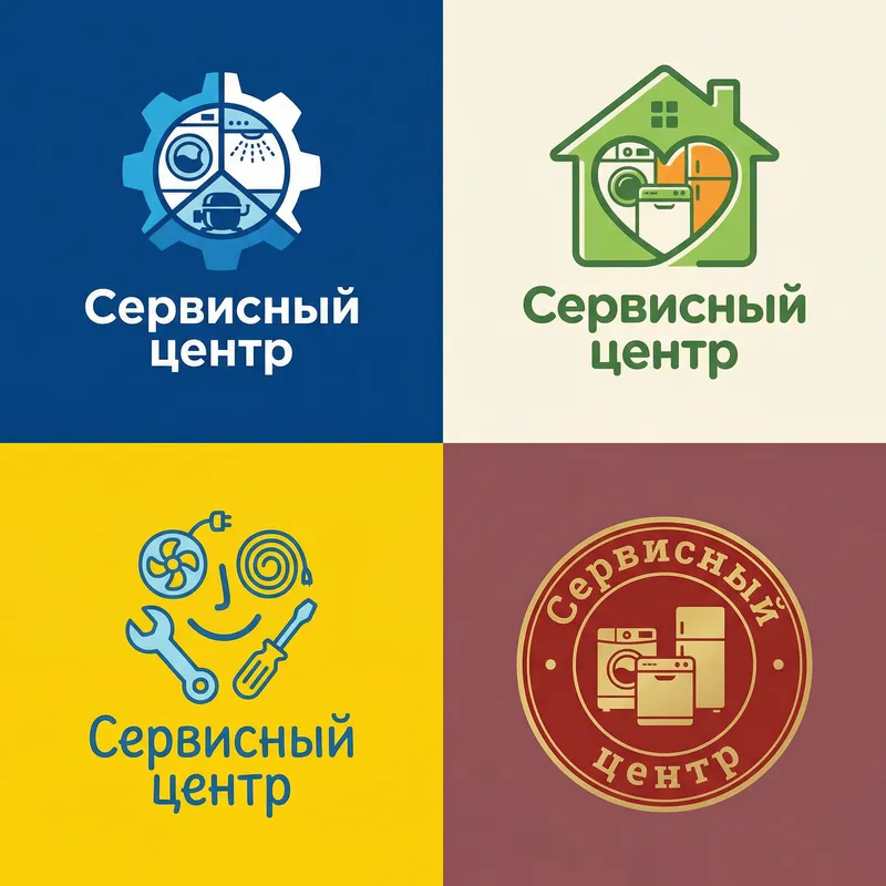 Eye-Catching Logo Designs for Service Centers