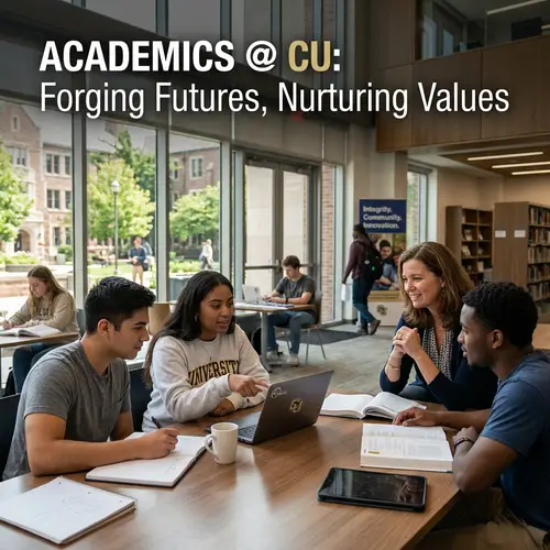 Academics @ CU: Shaping Minds, Building Values