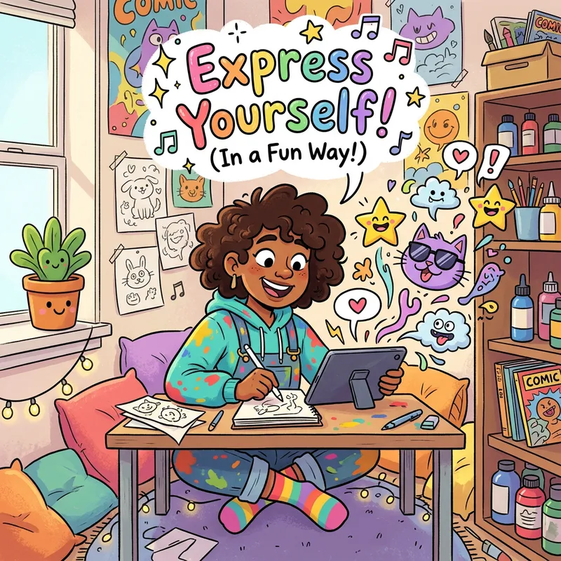 Express Your Fun in Cartoon Style Express Your Fun in Cartoon Style