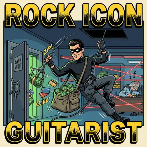Rock Icon - Artistic Illustration