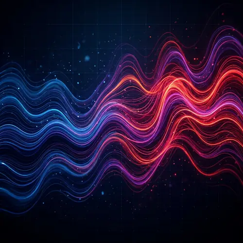 Abstract Audio Visualizer: Slow & Reverb Effects