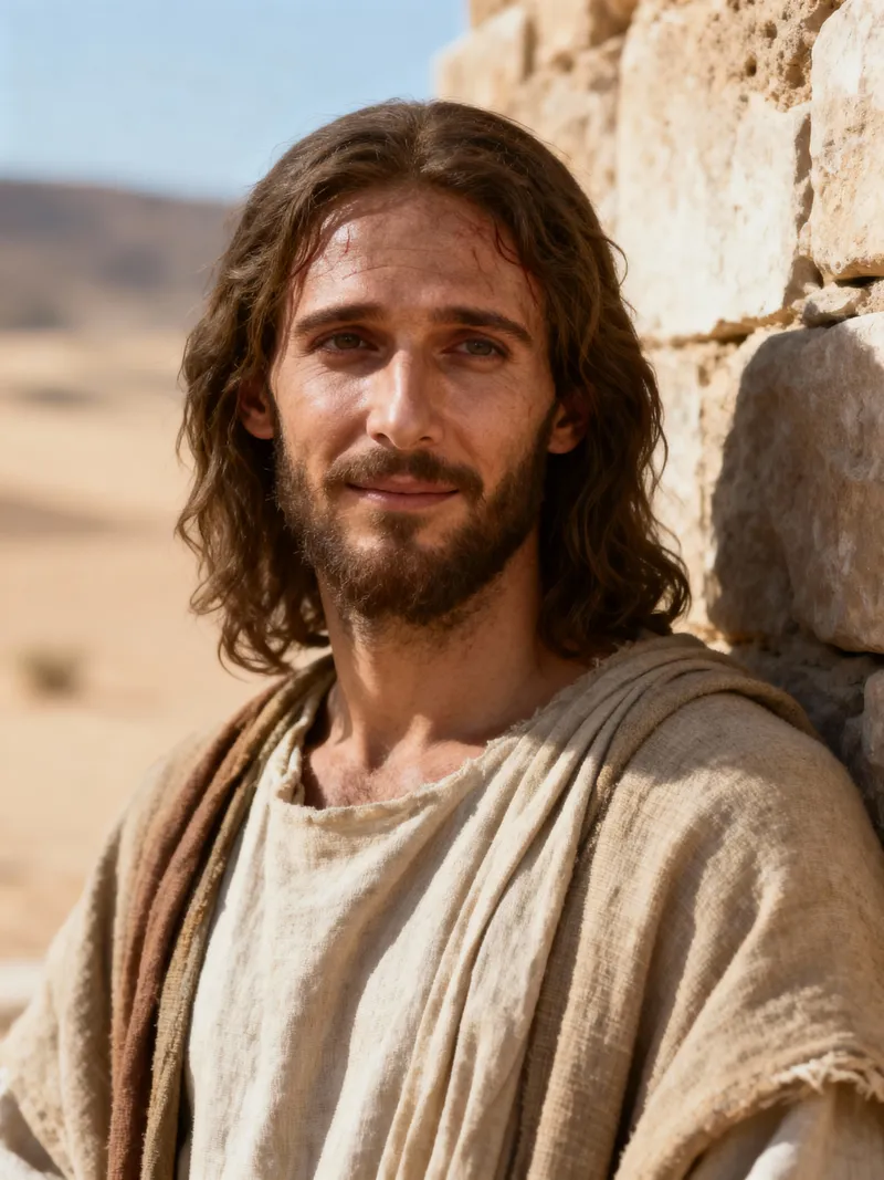Authentic Image of Jesus with Realistic Details