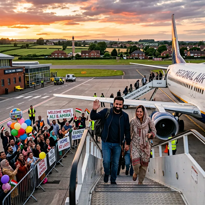 Heartwarming Repatriation Scene: A Joyful Return Home Heartwarming Repatriation Scene: A Joyful Return Home