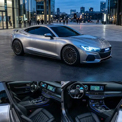 Sleek Car Design with Futuristic Touch | Comfortable Leather Seats