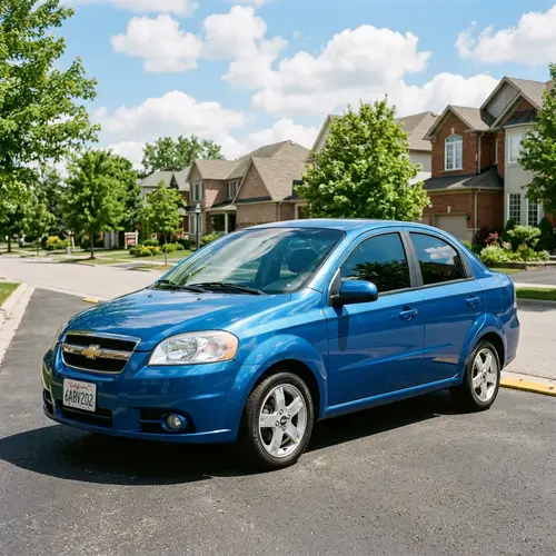 Detailed Chevrolet Aveo Compact Car Model Image