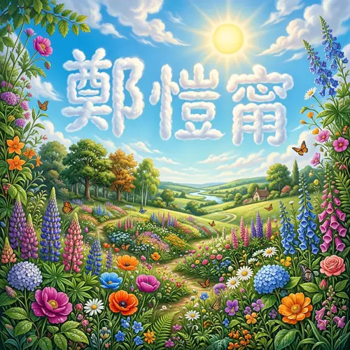 Whimsical Cloud Art with 鄭愷甯 in Nature