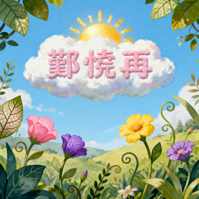 Whimsical Cloud Art with 鄭愷甯 in Nature
