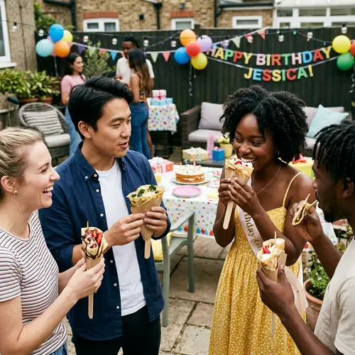 Diverse Celebration: Crepes on a Stick Party Fun