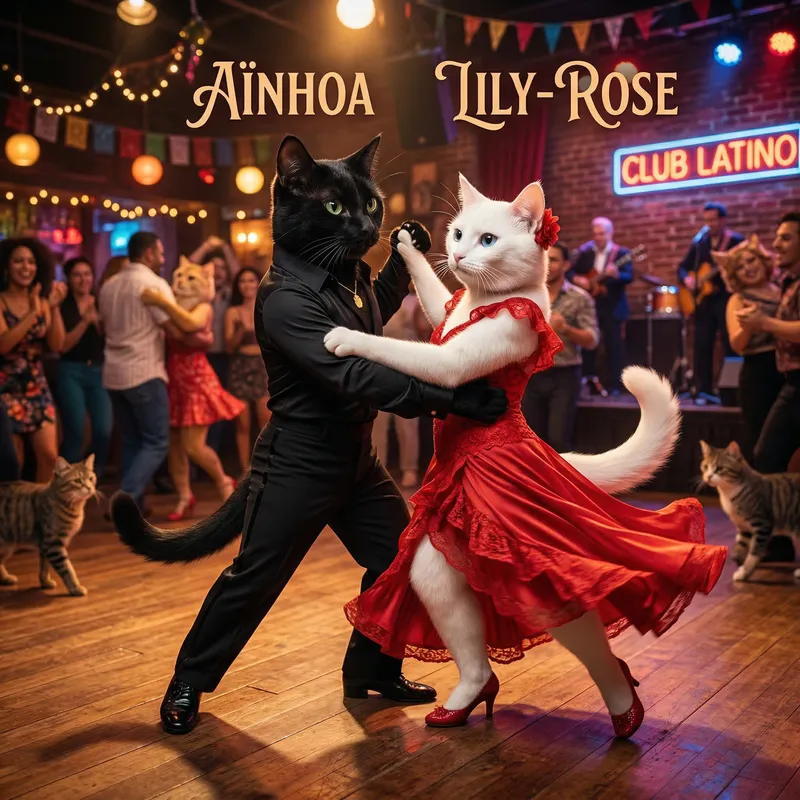 Dancing Cats: Lily-Rose and Aïnhoa in Style