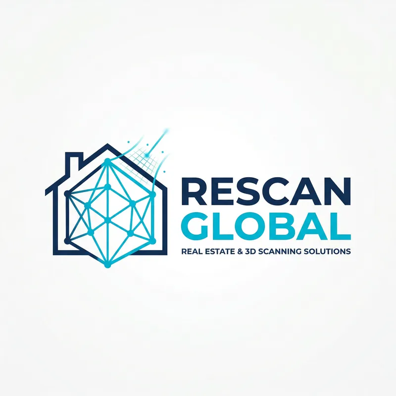 Real Estate Marketing & 3D Scans Logo Design | Innovative & Modern