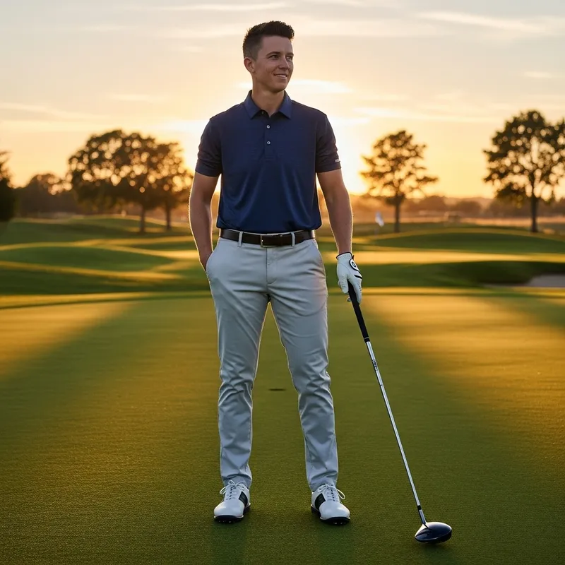Navy Blue Good T-Shirt and Chinos Outfit
