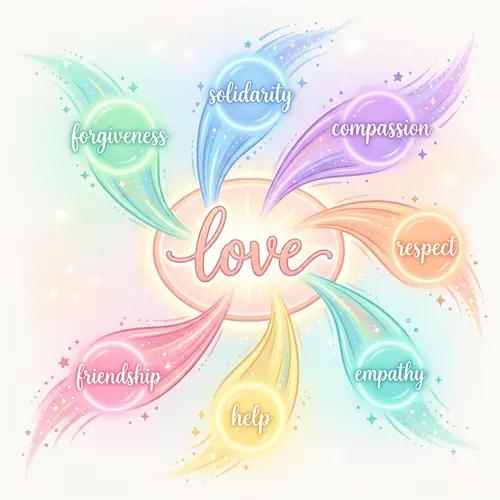 Pastel Love Logo Design with Meaningful Words