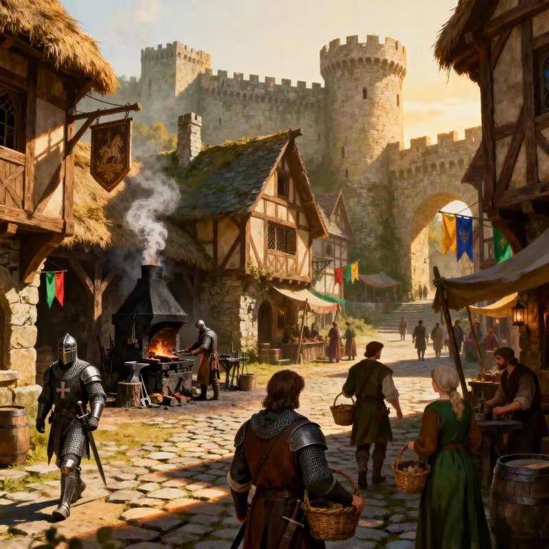 Explore the Enchanting DnD Town