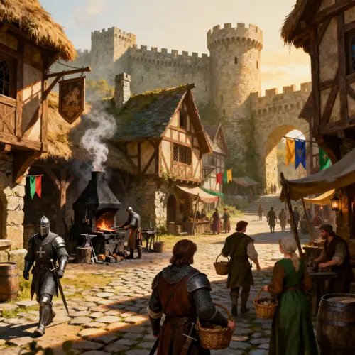 Explore the Enchanting DnD Town