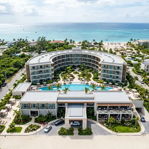 Beachfront Hotel with Modern Amenities