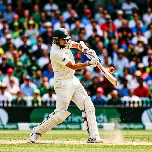 Skilled Cricket Player in Action | Thrilling Sports Photography