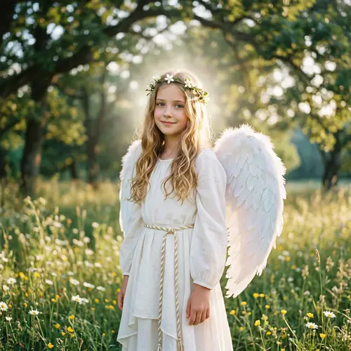 Beautiful Angel Girl | Ethereal Beauty and Charm
