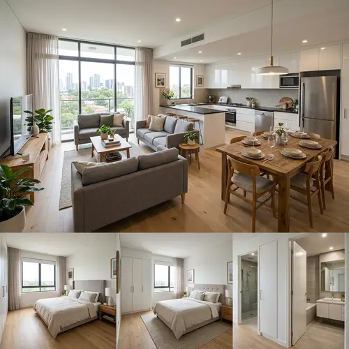 Spacious 3 Bedroom Apartment with 2 Master Bedrooms