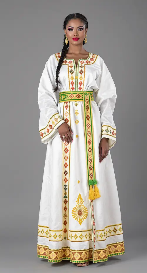 Elegant Ethiopian Habesha Kemis for Women
