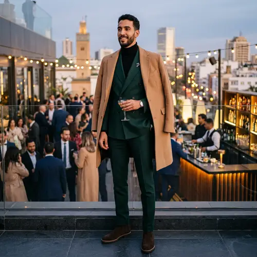 Stylish Moroccan Man's Outfit for Modern Weddings