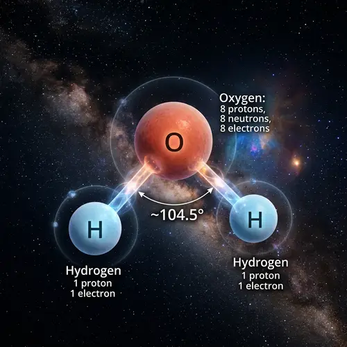 Explore the 3D Structure of H2O Molecule