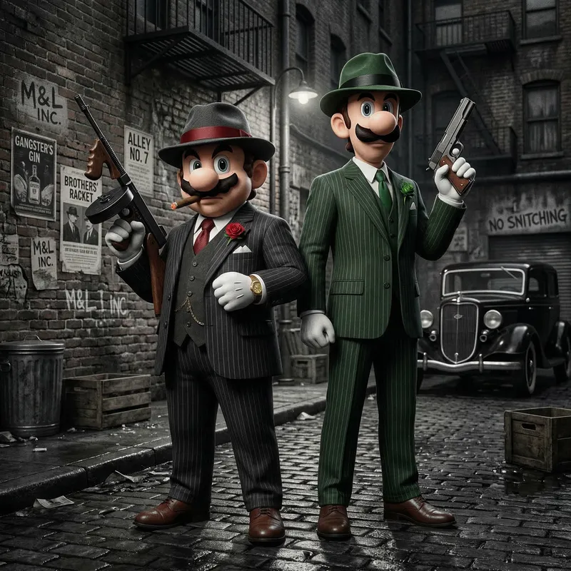Gangster Mario & Luigi: Underworld Icons