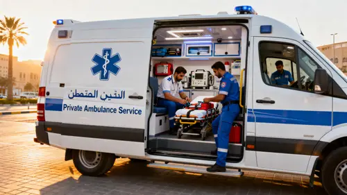 Premium Private Ambulance Service in Arabic Setting