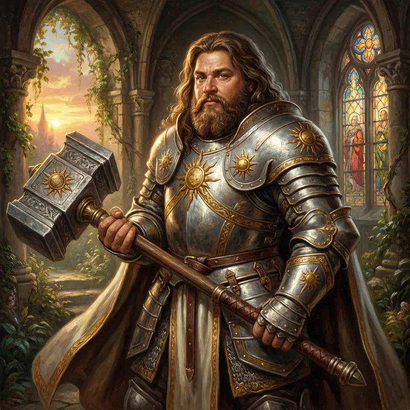 Hyper-Realistic Paladin Portrait Painting | Beautiful RPG Art