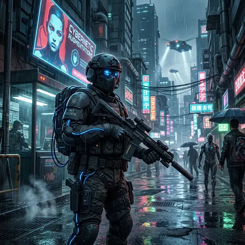 Military Cyberpunk: Save Face in a Dystopian Future