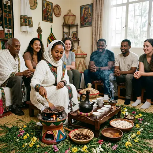 Ethiopian Coffee Ceremony: Traditional Jebena Brewing Experience