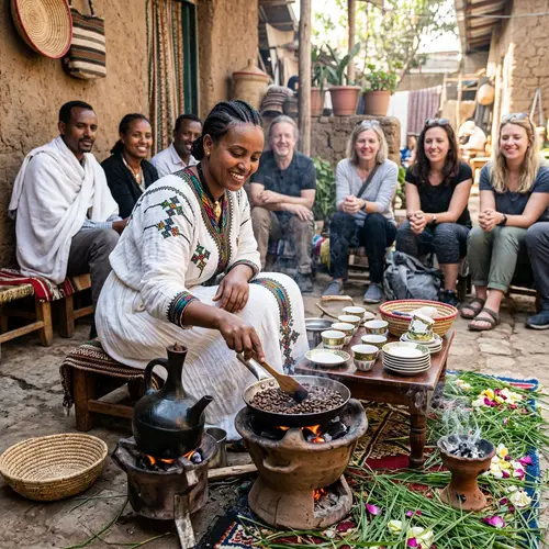 Ethiopian Habesha Coffee Ceremony - Cultural Heritage Demonstration