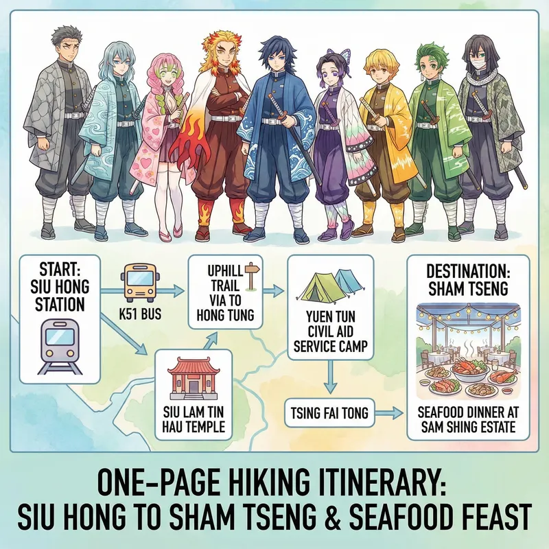 Anime Hiking Itinerary: Epic Swordsmen Adventure