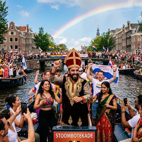 Diverse Cultural Parade in Amsterdam | Festive Sinterklaas Celebration